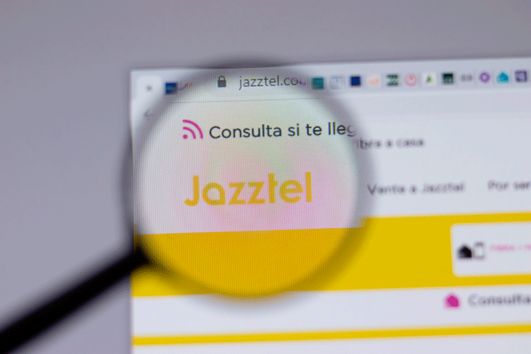 Página web de Jazztel